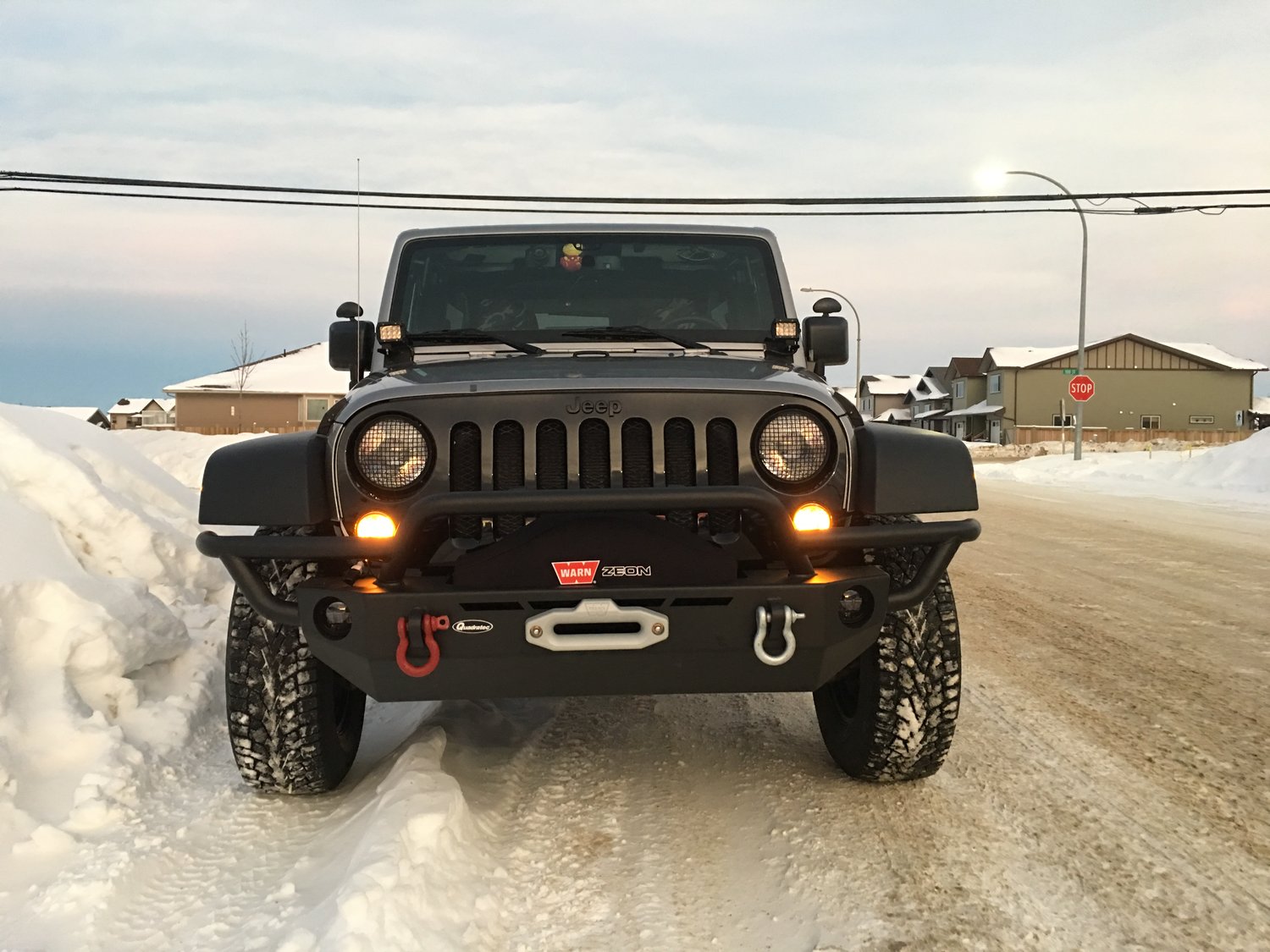 Quadratec QRC Front Winch Ready Bumper for 0718 Jeep Wrangler JK